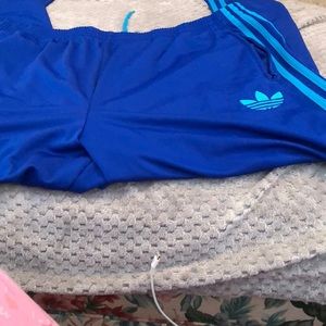 Adidas pants.
